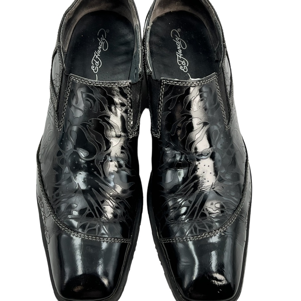 Ed Hardy Men’s Black Dress Shoes Size 45